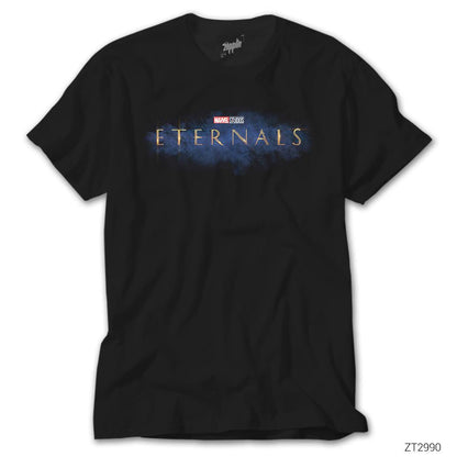 Eternals Logo Splash Siyah Tişört