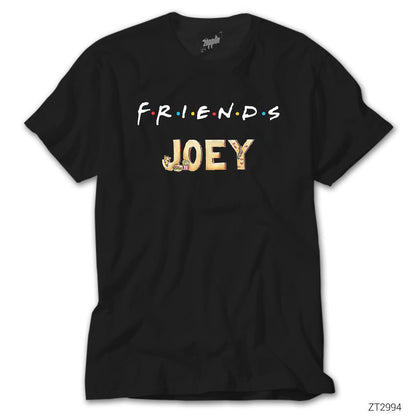 Friends Joey Siyah Tişört