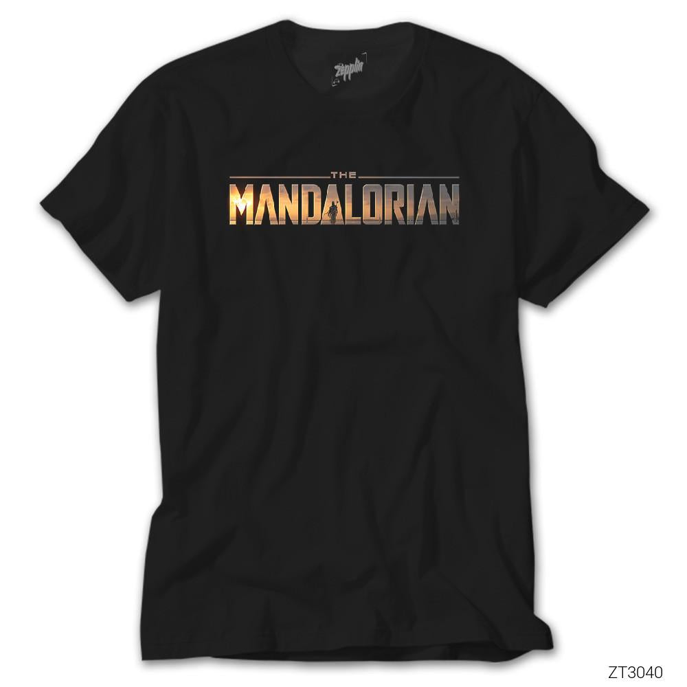 The Mandalorian Logo Siyah Tişört