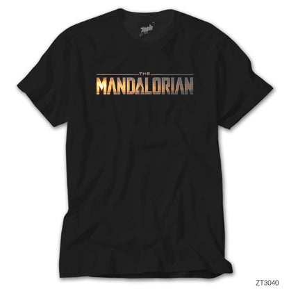 The Mandalorian Logo Siyah Tişört