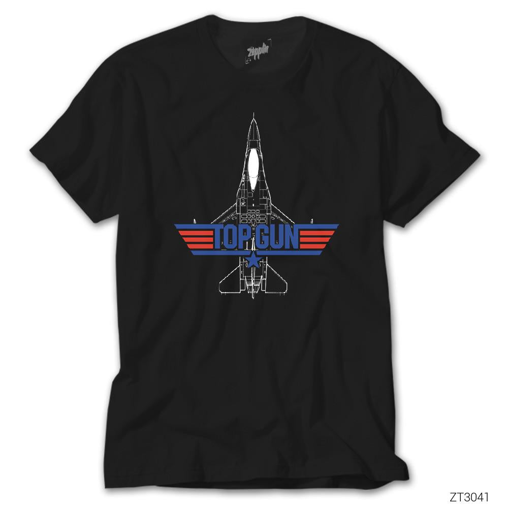 Top Gun Air Siyah Tişört