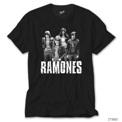 Ramones Band Siyah Tişört