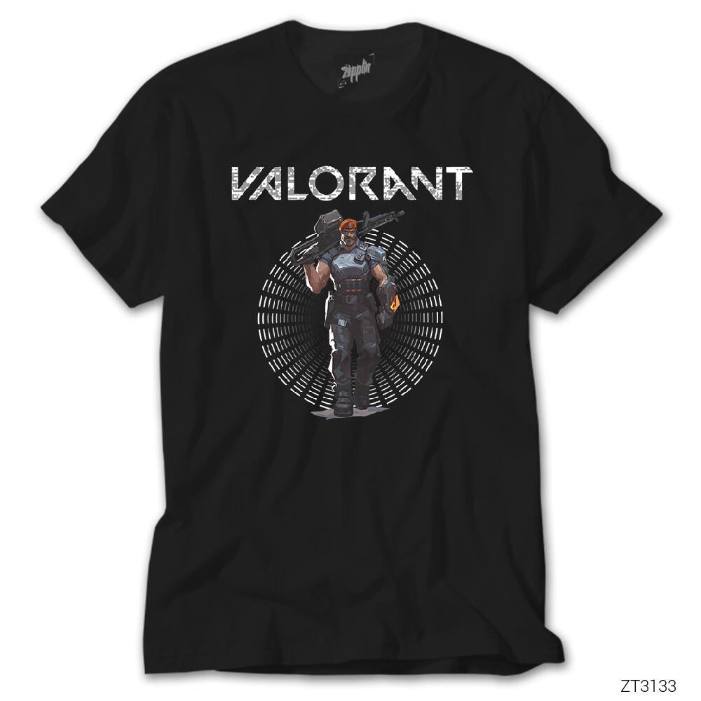 Valorant Brimstone Siyah Tişört