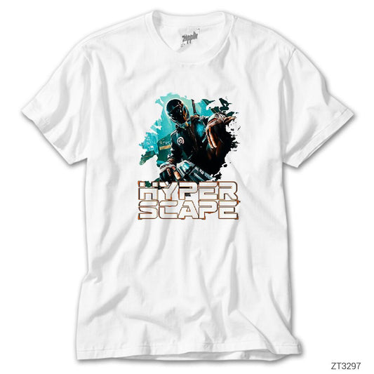Hyper Scape Splash Beyaz Tişört