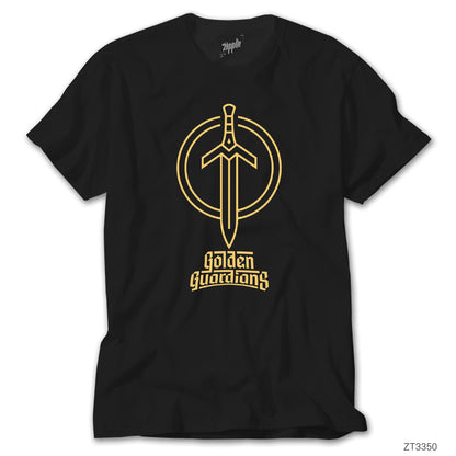 Golden Guardians Siyah Tişört