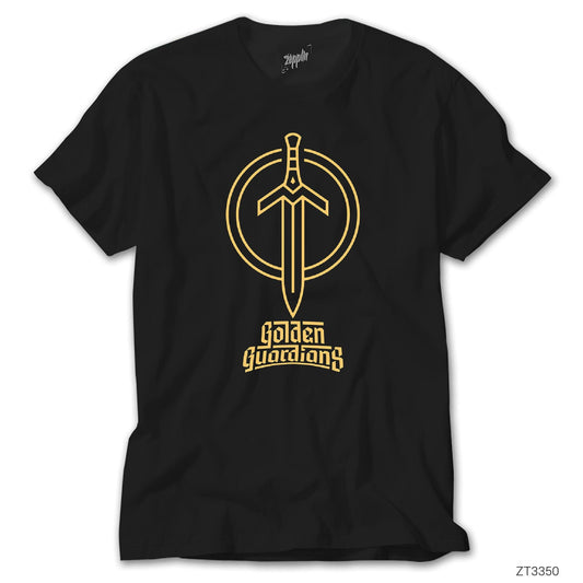 Golden Guardians Siyah Tişört