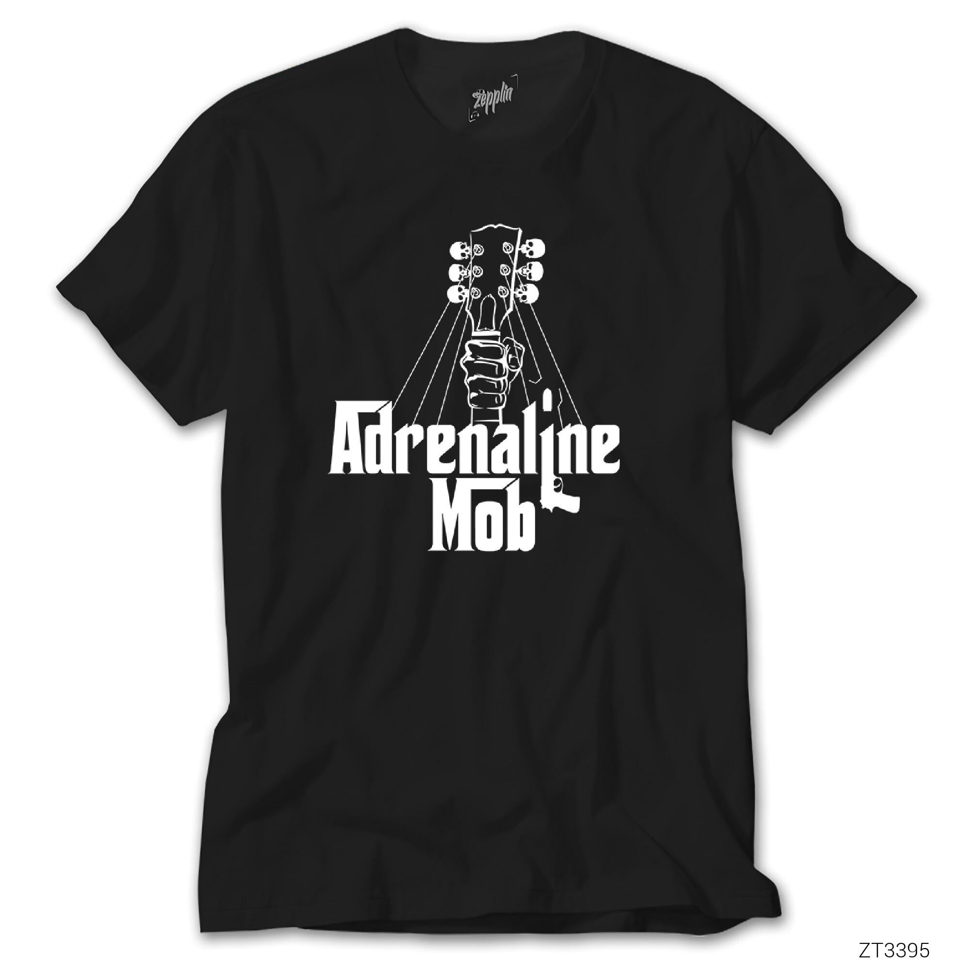 Adrenaline Mob Guitar Siyah Tişört