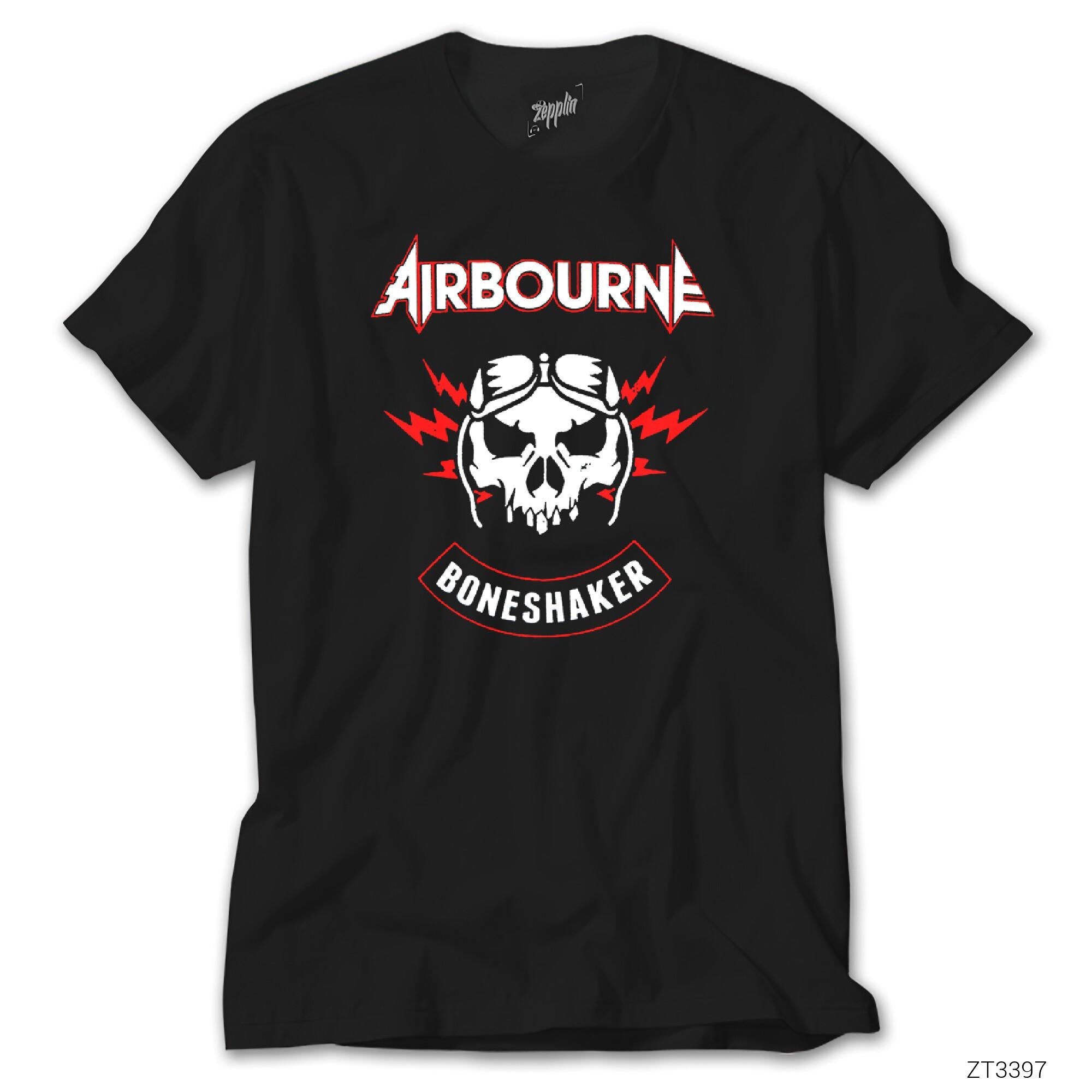 Airbourne Boneshaker Siyah Tişört