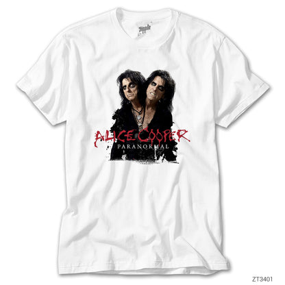 Alice Cooper Paranormal Beyaz Tişört