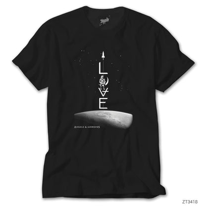 Angels and Airwaves Love Siyah Tişört