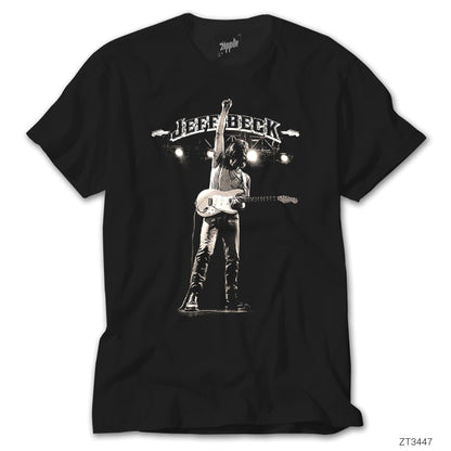 Jeff Back Gitar Siyah Tişört
