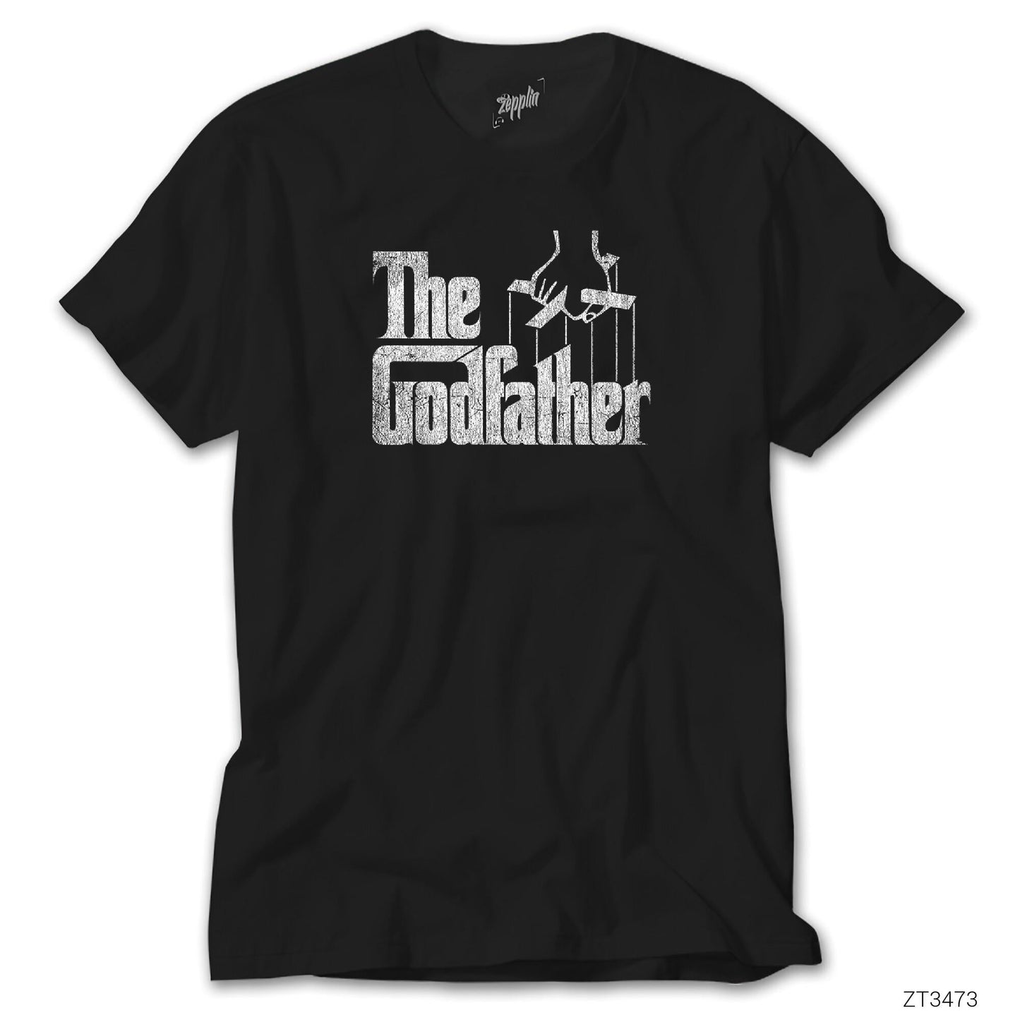 The Godfather Distorted Siyah Tişört