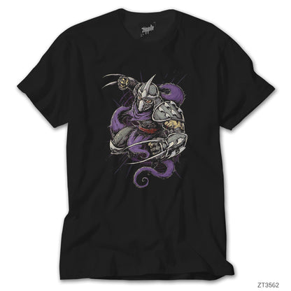Ninja Turtles Shredder Siyah Tişört