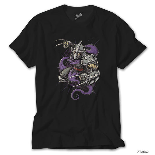 Ninja Turtles Shredder Siyah Tişört