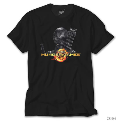 The Hunger Games Mockingjay Siyah Tişört