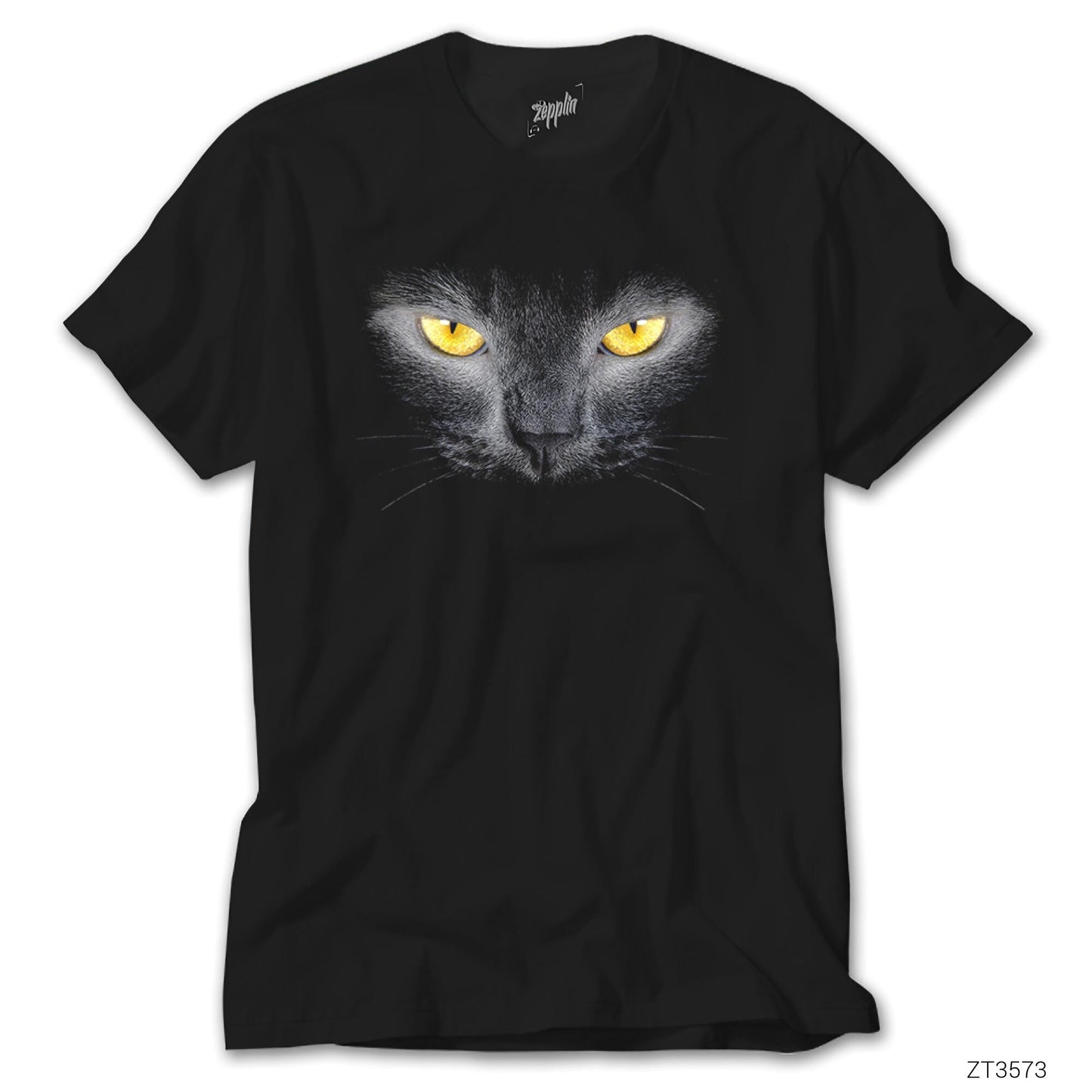 Angry Cat Siyah Tişört