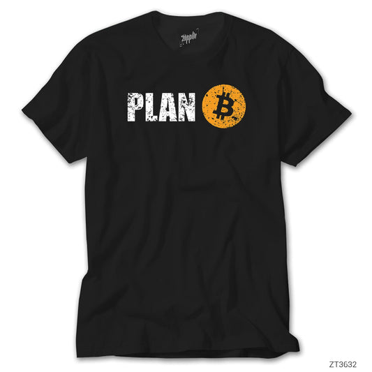 Kripto Para Plan B Siyah Tişört
