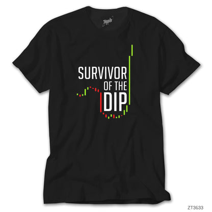 Kripto Para Survivor of Deep Siyah Tişört