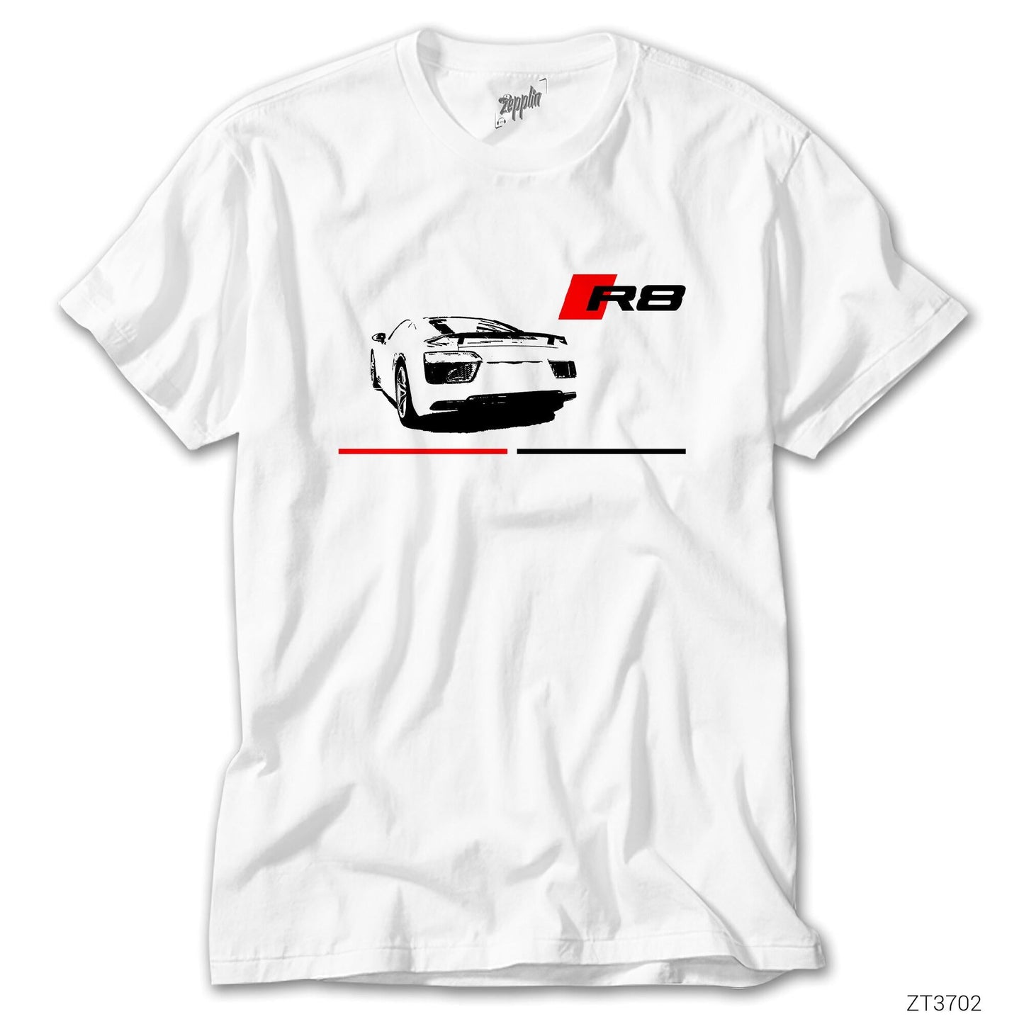 Audi R8 Beyaz Tişört