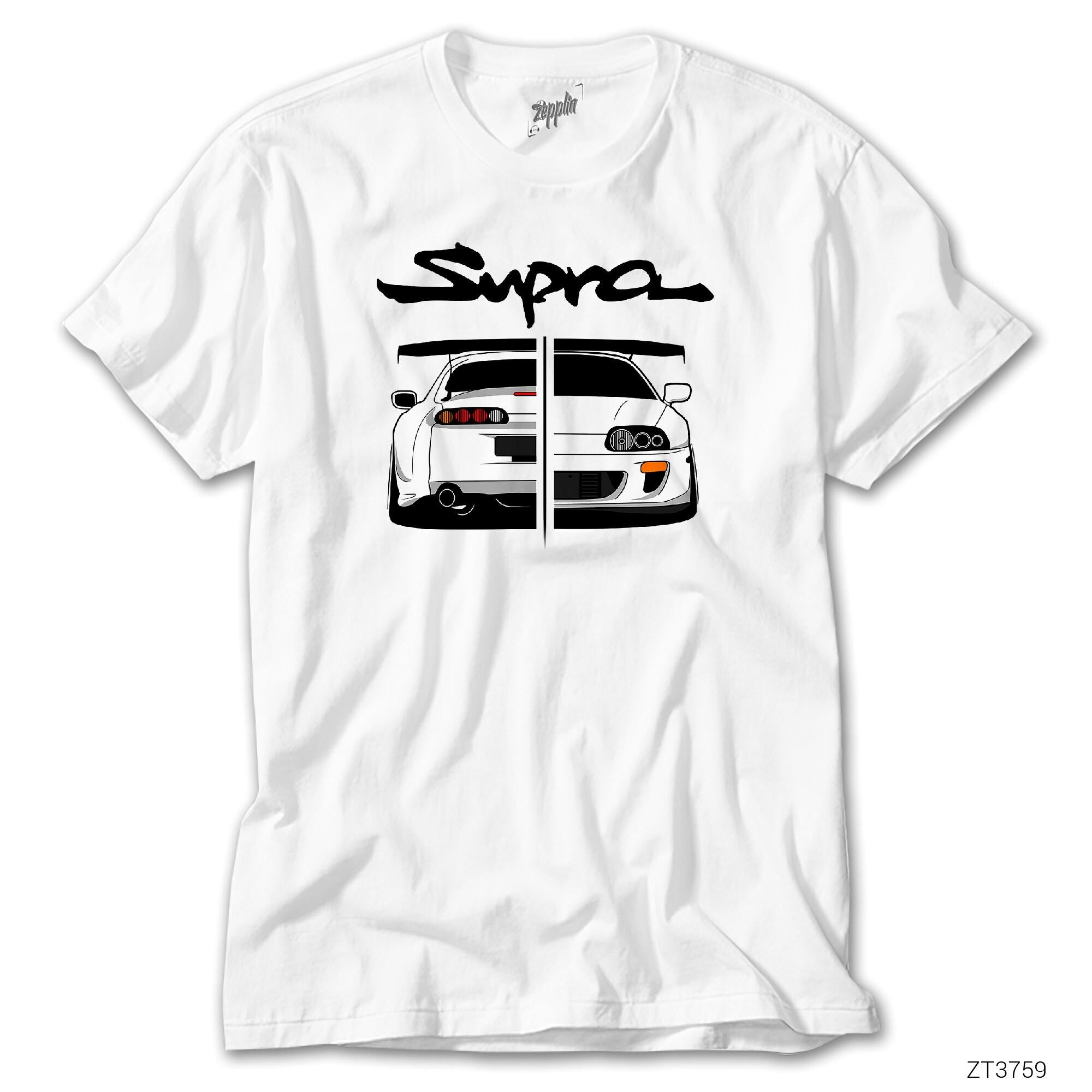 Toyota Supra MK IV Beyaz Tişört
