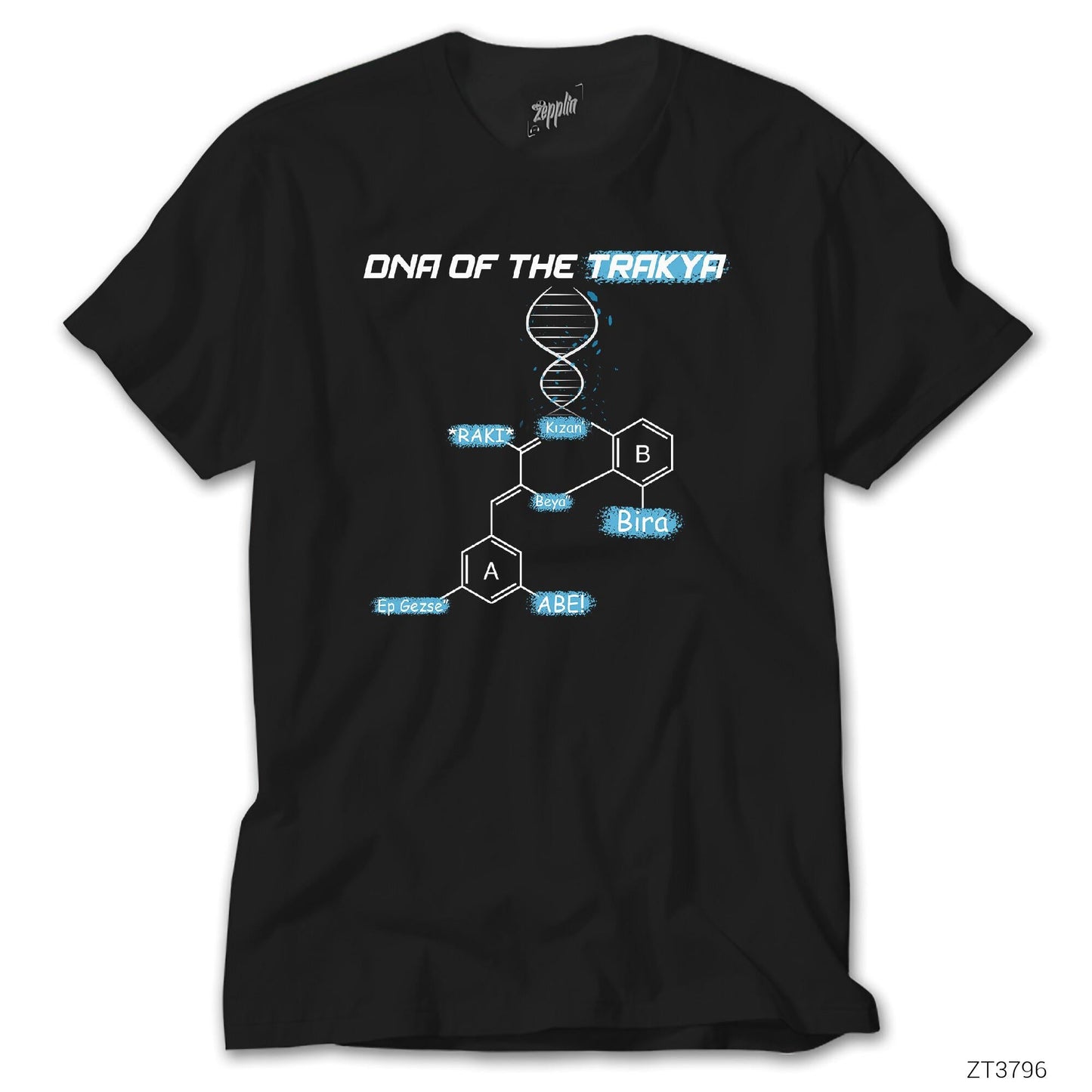 Dna Of The Trakya Siyah Tişört