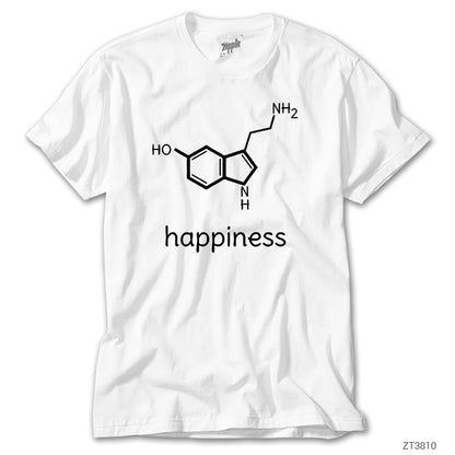 Happines Beyaz Tişört