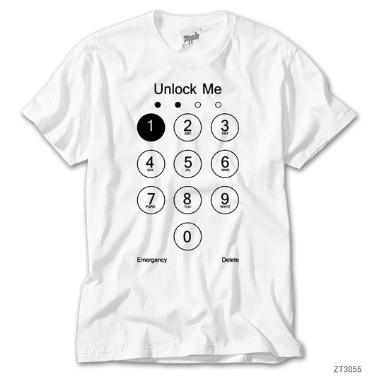 Unlock Me Beyaz Tişört