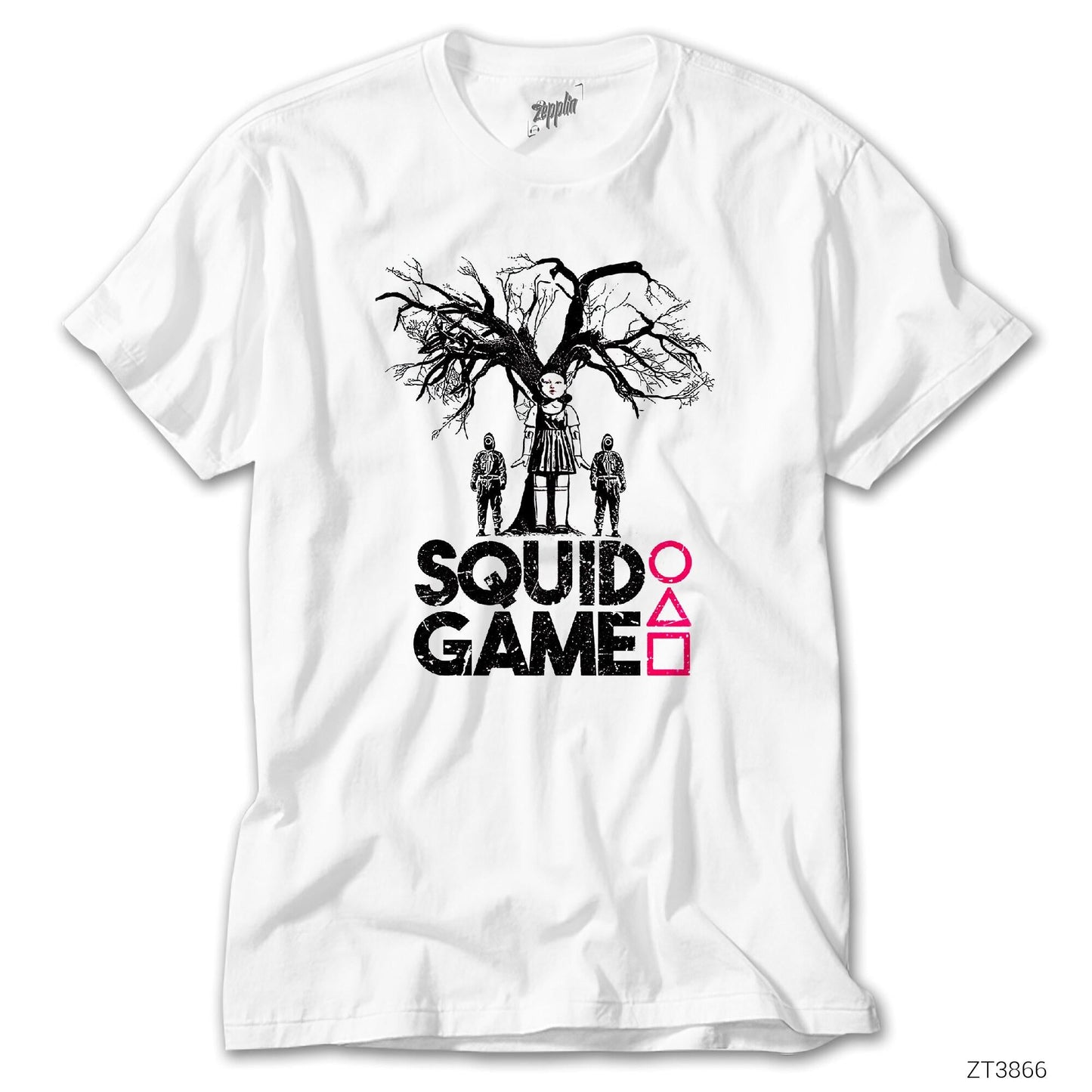 Squid Game Doll Bebek Beyaz Tişört
