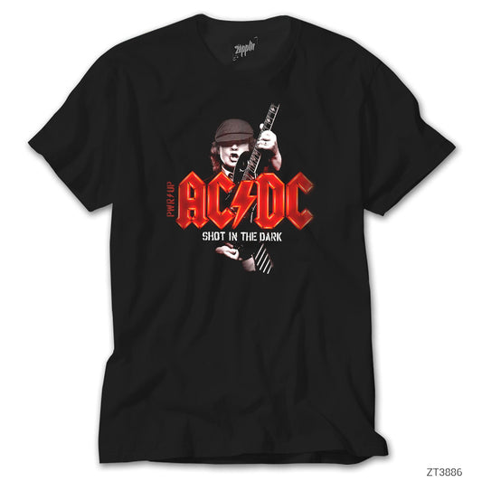 AC DC Shot In The Dark Siyah Tişört