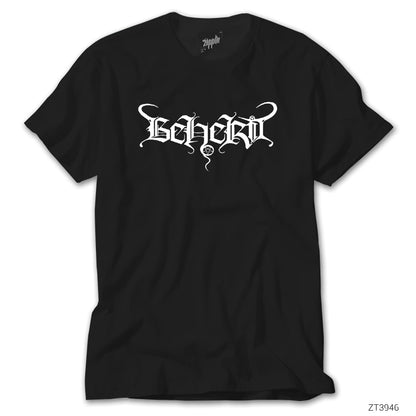 Beherit Logo Siyah Tişört