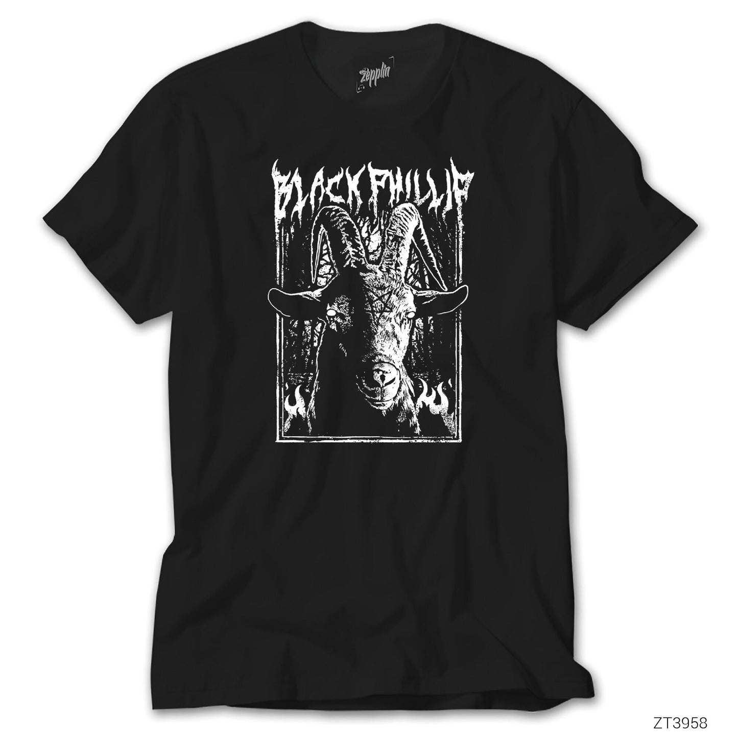 Black Metal Phillip Essential Siyah Tişört