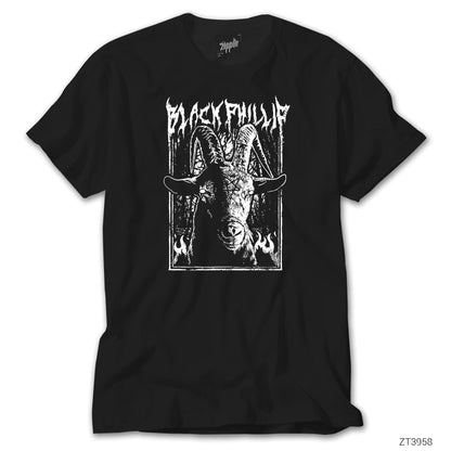Black Metal Phillip Essential Siyah Tişört