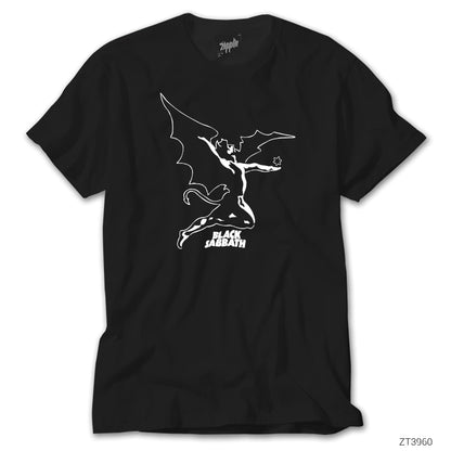 Black Sabbath Logo Siyah Tişört