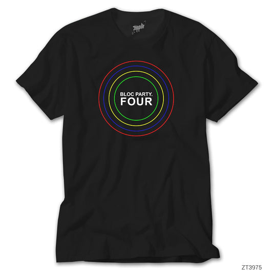 Bloc Party Four Siyah Tişört