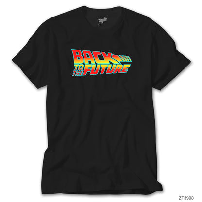 Back To The Future Gelece Dönüş Siyah Tişört