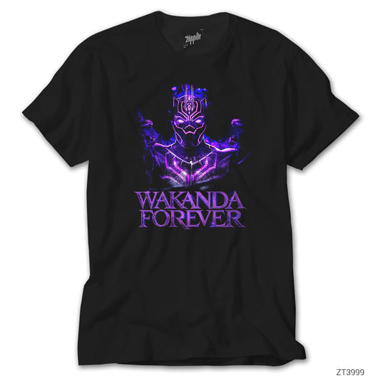 Black Panther Wakanda Forever Siyah Tişört