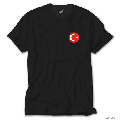 Ay Yıldız Siyah Tişört