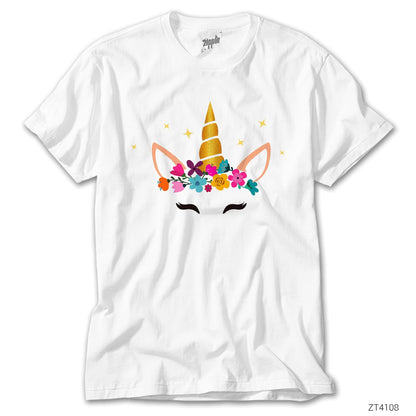 Unicorn Taç Beyaz Tişört