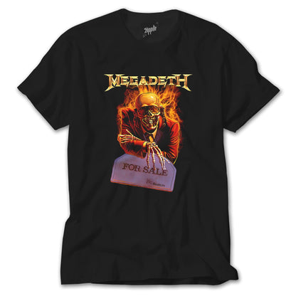 Megadeth For Sale Siyah Tişört