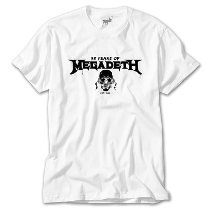 Megadeth 35 Years Of Beyaz Tişört