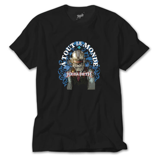 Megadeth A Tout Le Monde Siyah Tişört