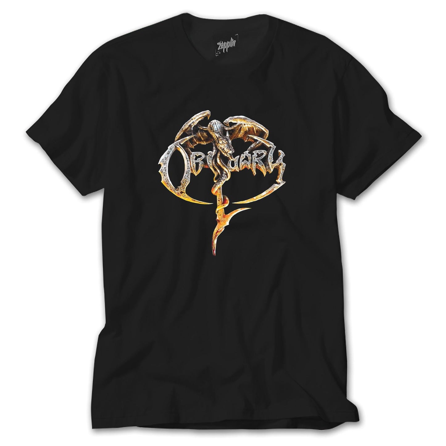Obituary Dragon Siyah Tişört
