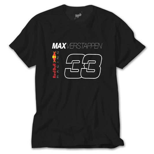 F1 33 Max Verstappen Siyah Tişört