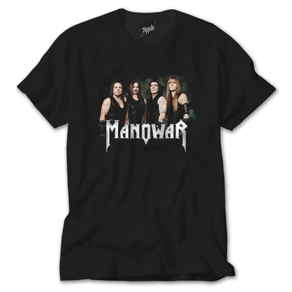 Manowar Group Siyah Tişört
