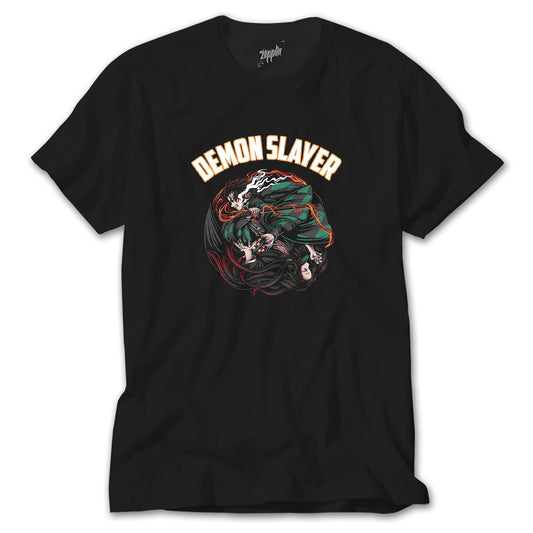 Demon Slayer Siyah Tişört