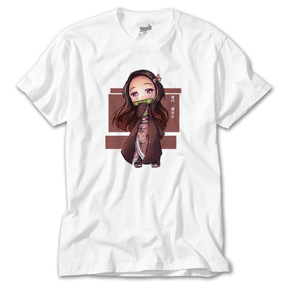 Demon Slayer Nezuko Kamado Beyaz Tişört