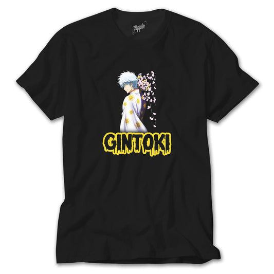 Gintama Sakata Gintoki Siyah Tişört