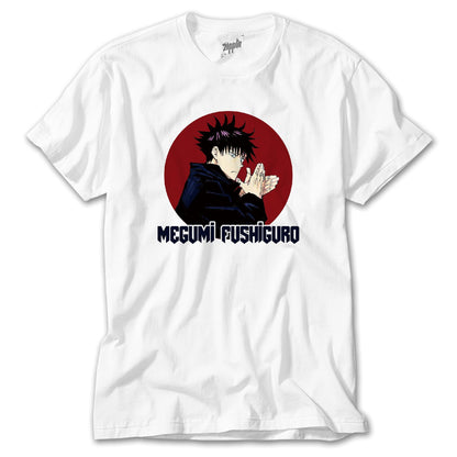 Jujutsu Kaisen Megumi Fushiguro Beyaz Tişört