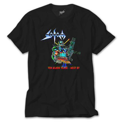 Sodom Ten Black Years Siyah Tişört