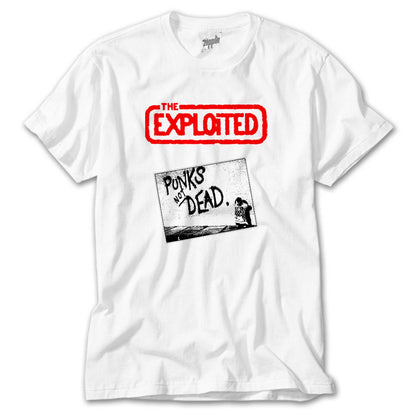 The Exploited Punks Not Dead Beyaz Tişört